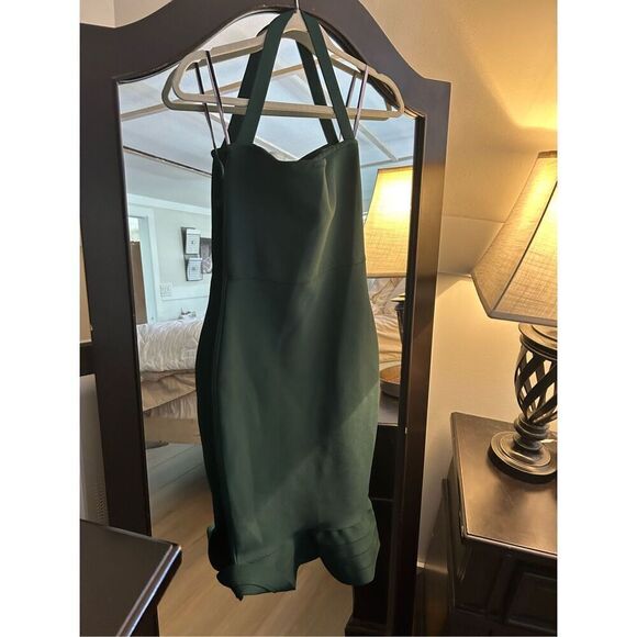 New Halter Fishtail Bandage Bodycon Dress Party M - Picture 6 of 6